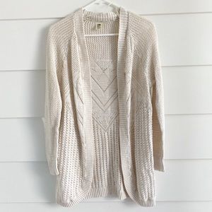 Size Medium Roxy sweater long open front
